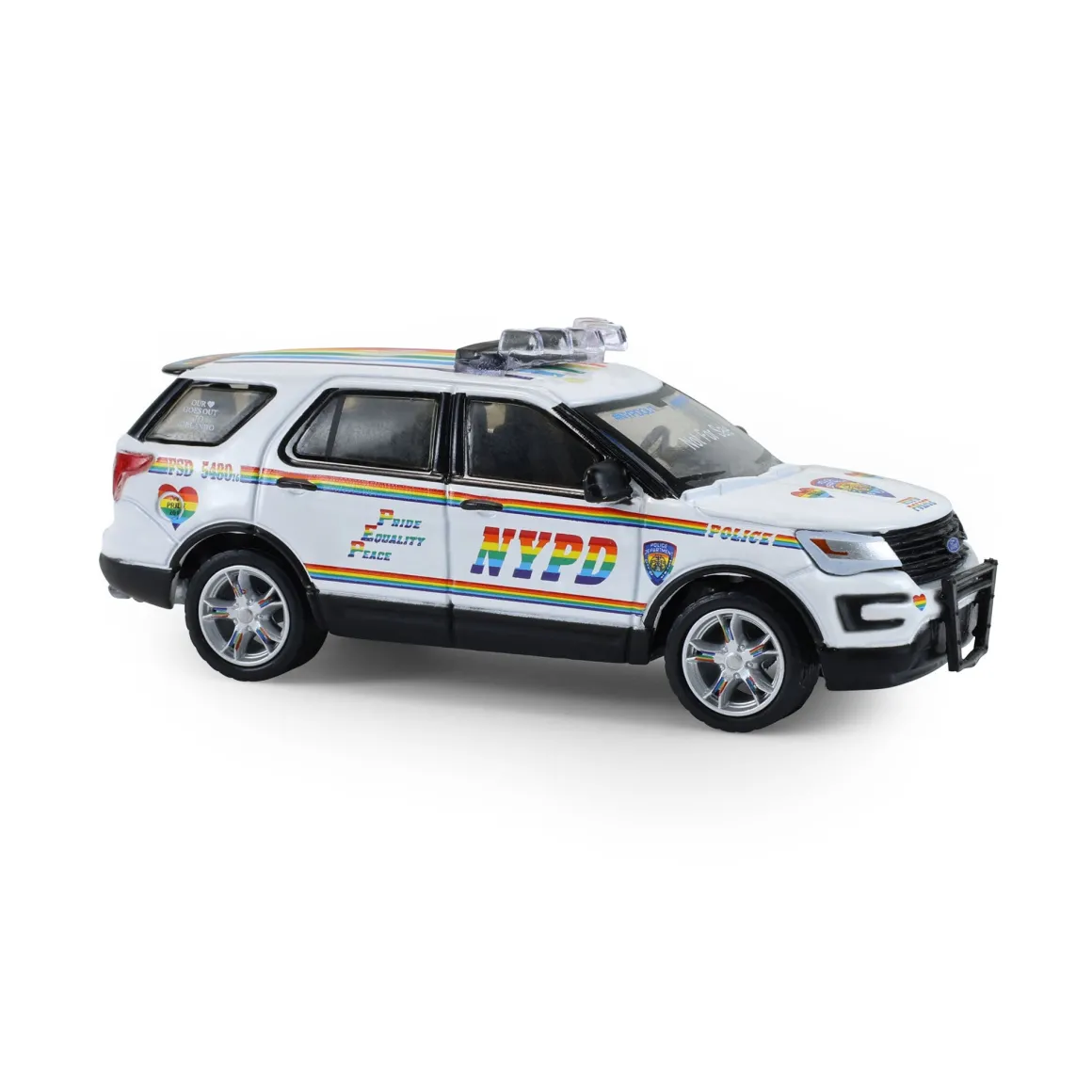 1/64 2016 Ford Explorer, NYPD Pride Livery, Hot Pursuit Series 47