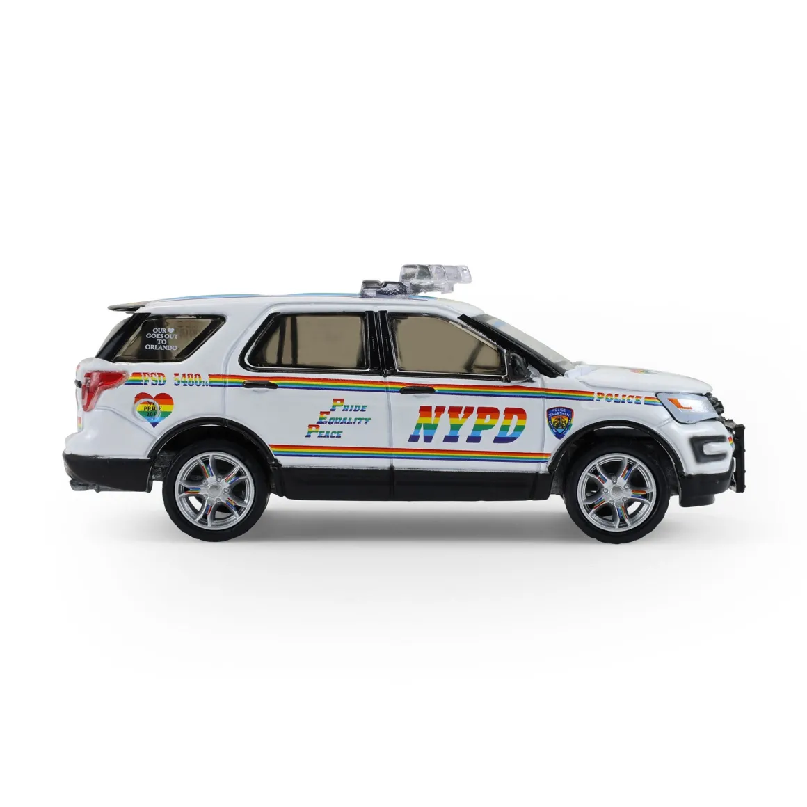1/64 2016 Ford Explorer, NYPD Pride Livery, Hot Pursuit Series 47