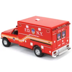 1/64 1989 Ford F-350 Ambulance - FDNY Logistical Support Unit, First Responders, Hobby Exclusive