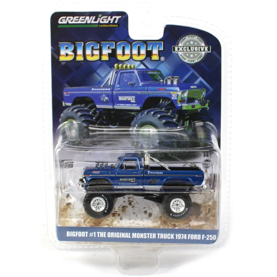 1/64 1974-79 Ford F-250 Bigfoot Original Monster Truck by Greenlight