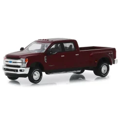 1/64 2019 Ford F-350 Lariat, Race Red, Dually Drivers Series 1