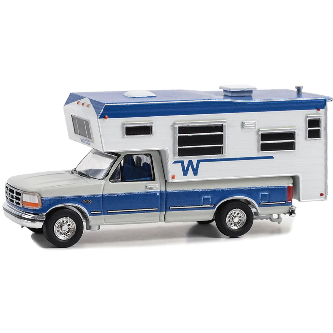 1/64 1992 Ford F-250 Long Bed with Winnebago Slide-In Camper, Hobby Exclusive