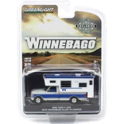 1/64 1992 Ford F-250 Long Bed with Winnebago Slide-In Camper, Hobby Exclusive