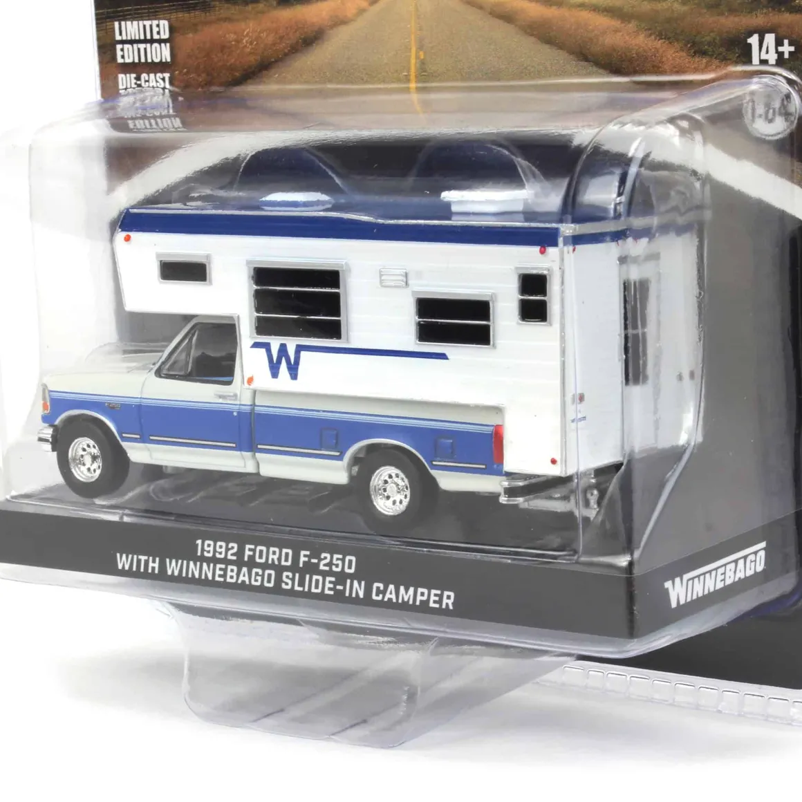 1/64 1992 Ford F-250 Long Bed with Winnebago Slide-In Camper, Hobby Exclusive
