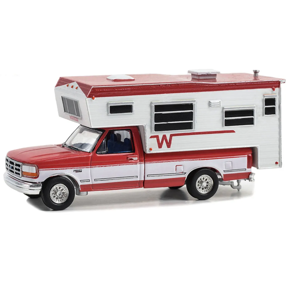 1/64 1995 Ford F-250 Long Bed with Winnebago Slide-In Camper, Hobby Exclusive