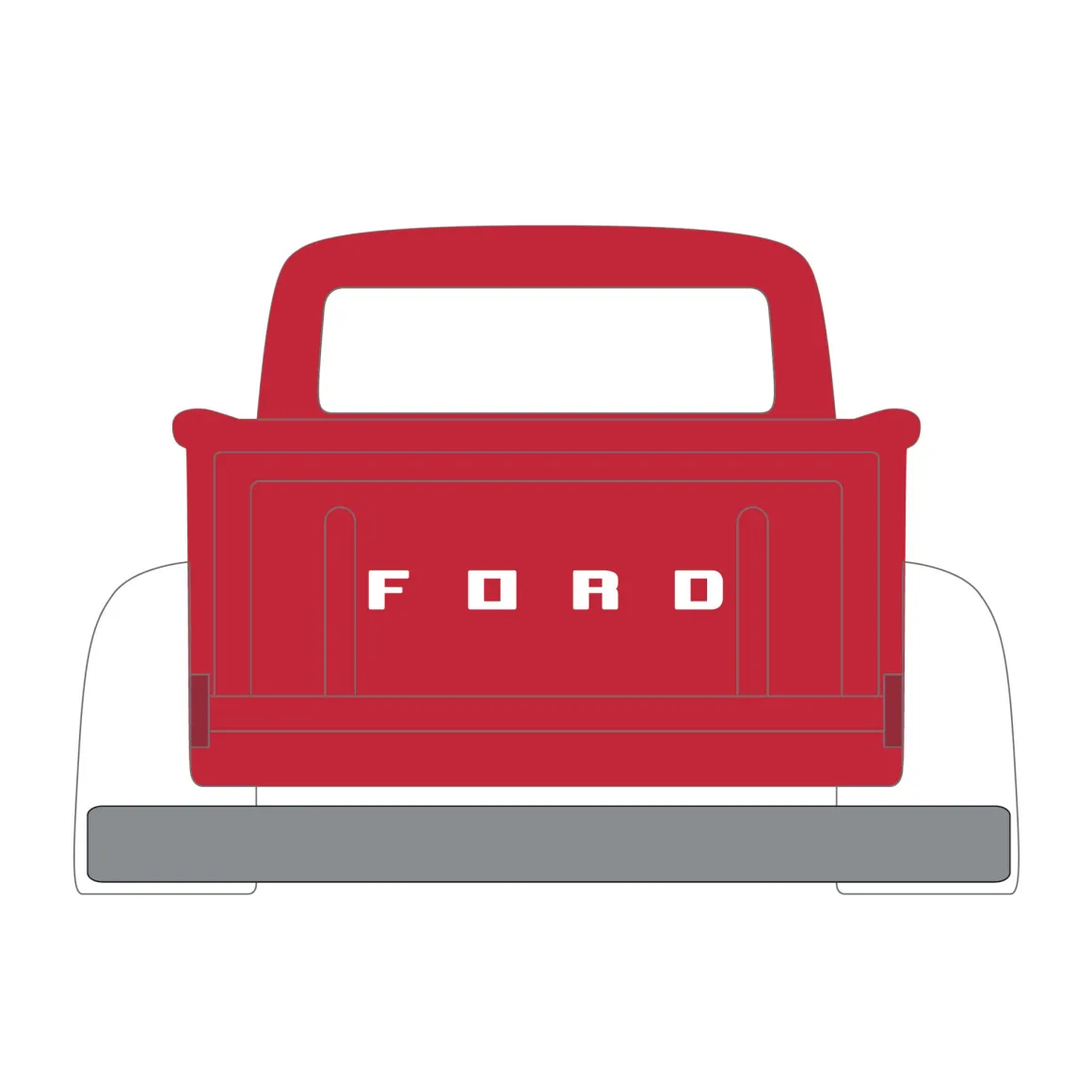 1/64 1954 Ford F-100, Red Crown, Blue Collar Collection Series 14