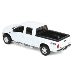 1/64 2004 Ford F-250 Super Duty Crew Cab Pickup Truck, Winter White, LP Diecast Garage Exclusive