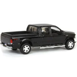 1/64 2004 Ford F-250 Super Duty Crew Cab Pickup Truck, Black, LP Diecast Garage Exclusive