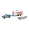 1/64 1967 Ford F-250 with Enclosed Car Hauler & 1966 Ford Thunderbird, Thelma & Louise, Hollywood Hitch & Tow Series 13