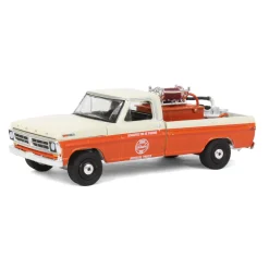 1/64 1971 Ford F-250 with Fire Equipment, 1971 Schaefer 500 Pocono Official Truck
