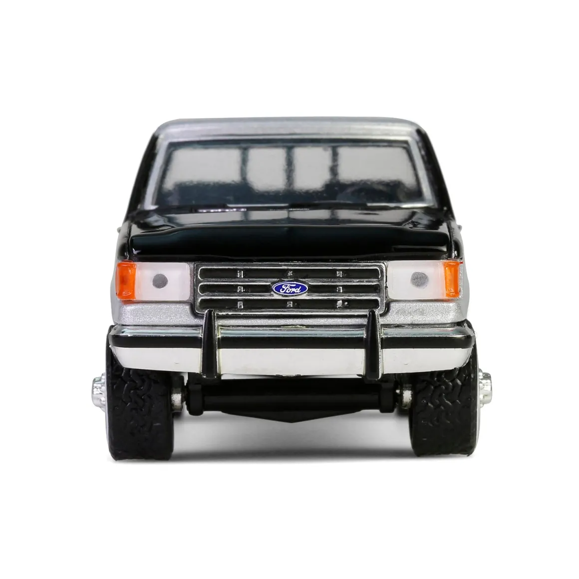 1/64 1990 Ford F-250 with Tool Box, Raven Black & Medium Silver Metallic Combination Two-Tone, Down on the Farm Series 10