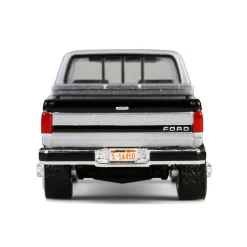 1/64 1990 Ford F-250 with Tool Box, Raven Black & Medium Silver Metallic Combination Two-Tone, Down on the Farm Series 10