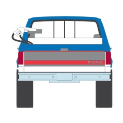 1/64 1991 Ford F-250 XL, Chevron, Blue Collar Collection Series 14
