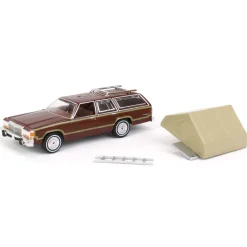 1/64 1979 Ford LTD Country Squire with Cartop Sleeper Tent, Great Outdoors Series 2