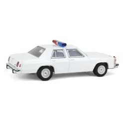 1/64 1980-91 Ford LTD Crown Victoria, Blank White with Light Bar & Grill Guard, Hot Pursuit