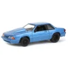 1/64 1993 Ford Mustang Blue Drag Car, LP Diecast Exclusive