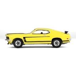 1/64 1969 Ford Mustang Boss 302, Scottsdale 2024, Bright Yellow, Barrett-Jackson Series 15
