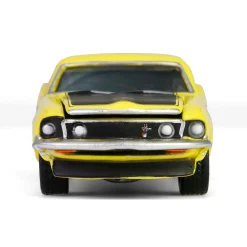 1/64 1969 Ford Mustang Boss 302, Scottsdale 2024, Bright Yellow, Barrett-Jackson Series 15