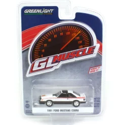 1/64 1981 Ford Mustang Cobra, Polar White, Muscle Series 27