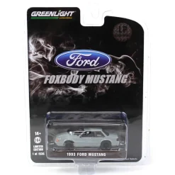1/64 1993 Ford Mustang Gray Drag Car, LP Diecast Exclusive