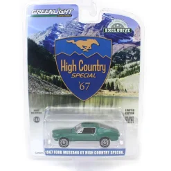 1/64 1967 Ford Mustang GT Fastback High Country Special, Timberline Green, Hobby Exclusive