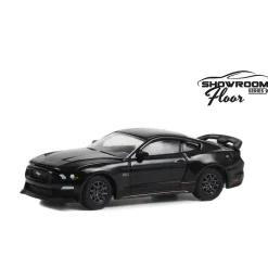 1/64 2022 Ford Mustang Mach 1, Shadow Black, Showroom Floor Series 2