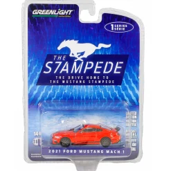 1/64 2021 Ford Mustang Mach 1, The Drive Home to the Mustang Stampede Series 1