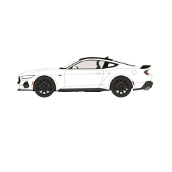 1/64 2024 Ford Mustang, Oxford White, GreenLight Muscle Series 30