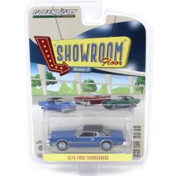 1/64 1974 Ford Thunderbird, Blue Starfire, Showroom Floor Series 6