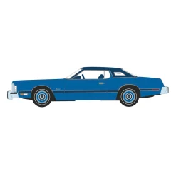 1/64 1974 Ford Thunderbird, Blue Starfire, Showroom Floor Series 6