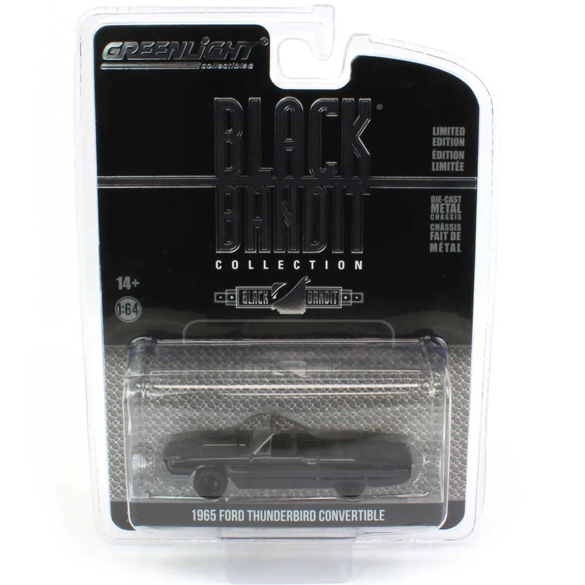 1/64 1965 Ford Thunderbird Convertible, Black Bandit Series 27