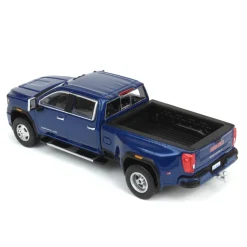 1/64 2022 GMC Sierra 3500 Denali Dually, Pacific Blue, Karson Diecast Exclusive