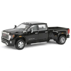 1/64 2022 GMC Sierra 3500 Denali Dually, Ebony Twilight Metallic, Karson Diecast Exclusive