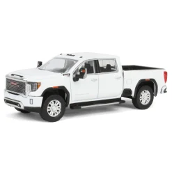 1/64 2022 GMC Sierra 2500 Denali, Summit White, Karson Diecast Exclusive