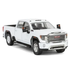 1/64 2022 GMC Sierra 2500 Denali, Summit White, Karson Diecast Exclusive