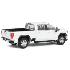 1/64 2022 GMC Sierra 2500 Denali, Summit White, Karson Diecast Exclusive