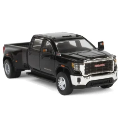 1/64 2022 GMC Sierra 3500HD Pro Dually, Onyx Black, Karson Diecast Exclusive