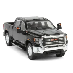 1/64 2022 GMC Sierra 2500HD SLT, Ebony Twilight Metallic, Karson Diecast Exclusive