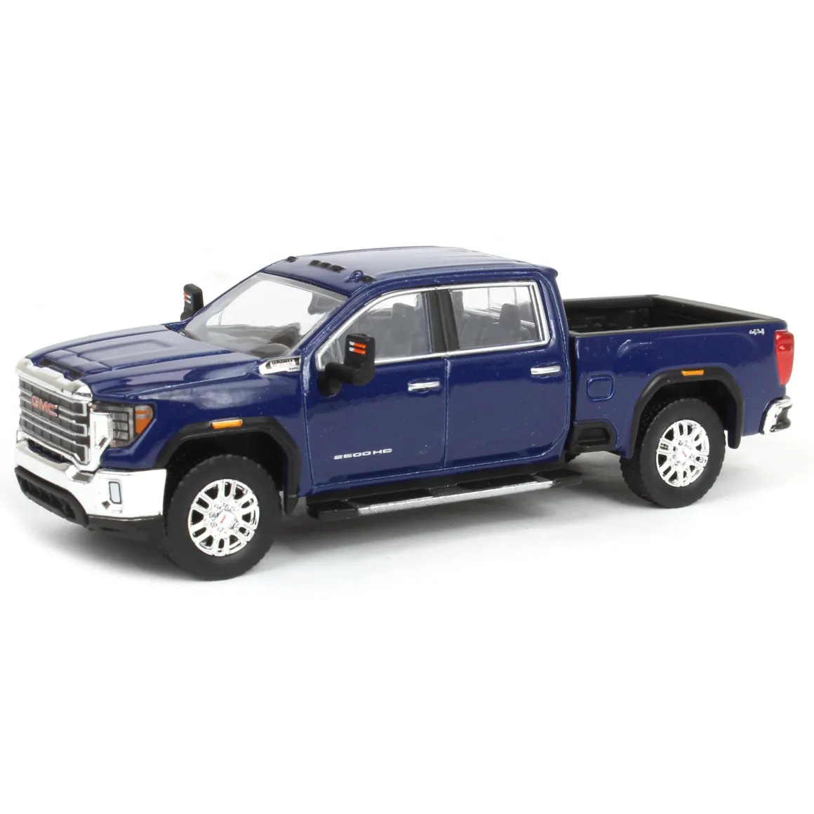 1/64 2022 GMC Sierra 2500HD SLT, Pacific Blue, Karson Diecast Exclusive
