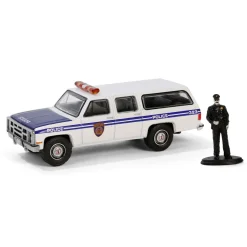 1/64 1985 GMC Suburban 2500, NYC Transit Police Department with Officer, Hobby Shop Series 16