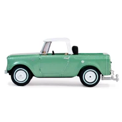 1/64 1965 Harvester Scout Half Cab Pickup, Aspen Green, Blue Collar Series 13