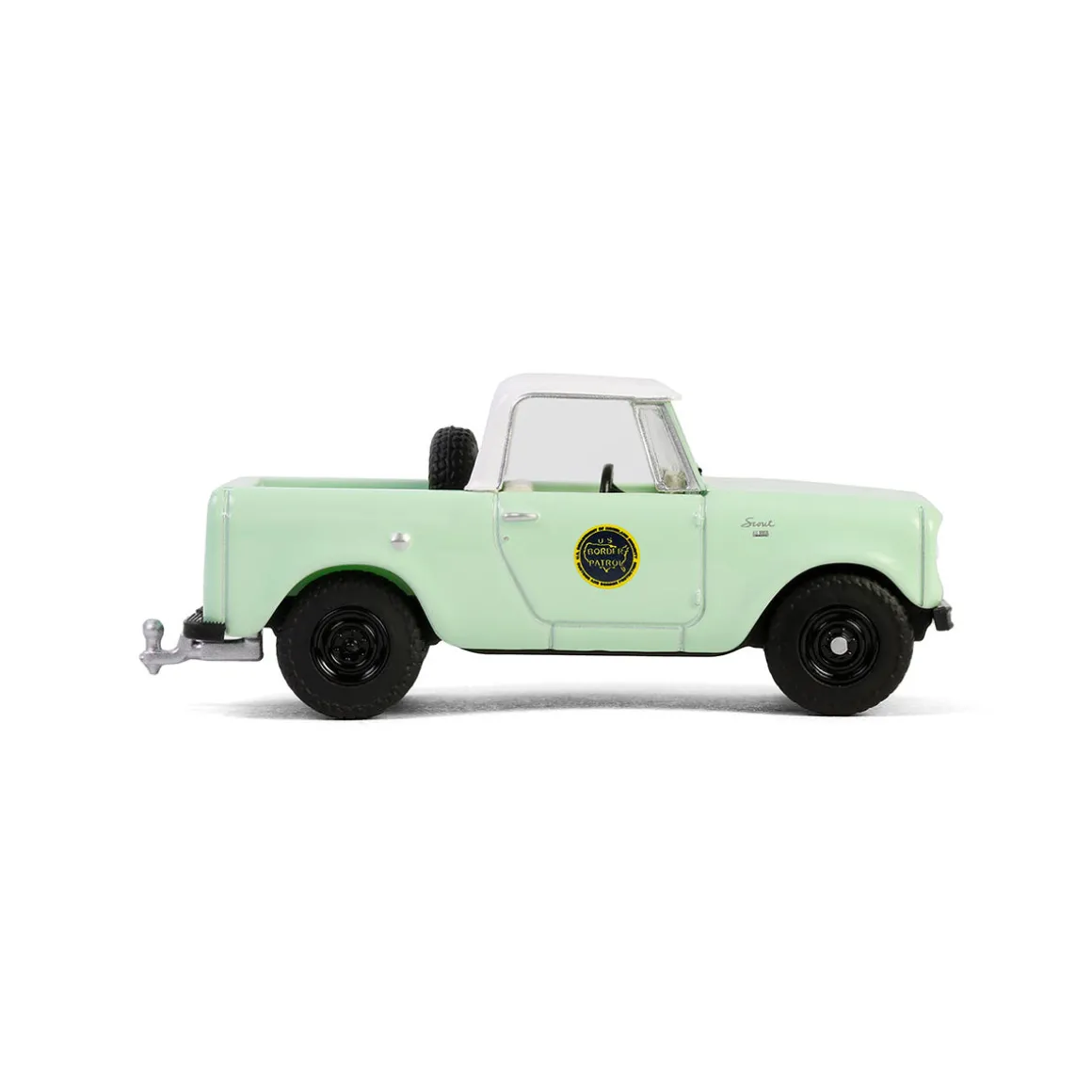 1/64 1969 Harvester Scout Half Cab, US Customs & Border Patrol, Hot Pursuit Special Edition