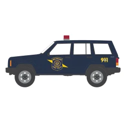 1/64 2001 Jeep Cherokee, Michigan State Police, Hot Pursuit Series 46
