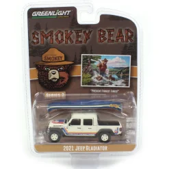 1/64 2021 Jeep Gladiator with Canoe on Roof, Smokey Bear Series 2