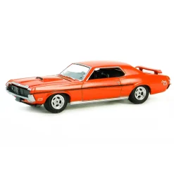 1/64 1969 Mercury Cougar Eliminator, Competition Orange, GreenLight Muscle Series 28