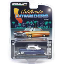 1/64 1950 Mercury Eight Chopped Top Convertible with Pinstripes, California Lowriders Series 4