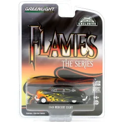 1/64 1949 Mercury Eight 2-Door Coupe, Black with Flames, Hobby Exclusive