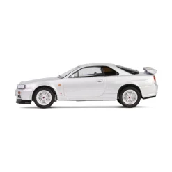 1/64 1999 Nissan Skyline V-Spec R34, Sonic Silver, 25th Anniversary, Anniversary Collection Series 17