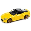 1/64 2023 Nissan Z, Ikazuchi Yellow with Gloss Black Roof, Auto World 2023 Release 3B