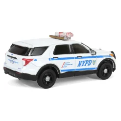1/64 2020 NYPD Ford Police Interceptor Utility with Decal Sheet, Hot Pursuit, Hobby Exclusive